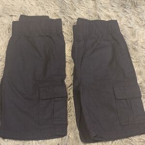 Kids Navy Cargo Shorts